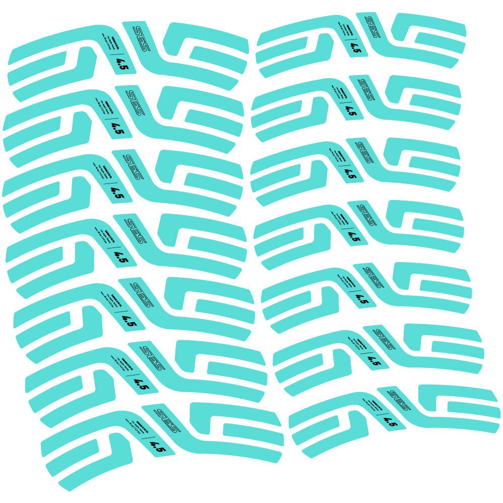 Stickers Enve Ses 4.5, Route profile 48 & 56mm compatibles Autocollants roues Route