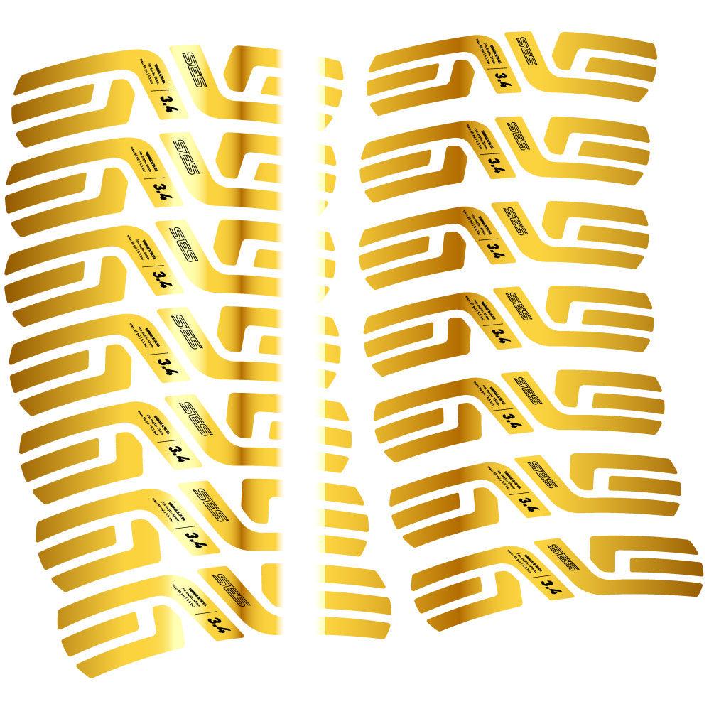 Stickers Enve Ses 3.4 2022, Route profile 38 & 42mm compatibles Autocollants roues Route
