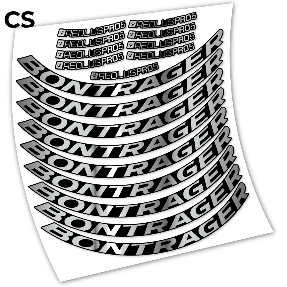 Stickers Bontrager Aeolous Pro 5 Disc compatibles Autocollants roues Route