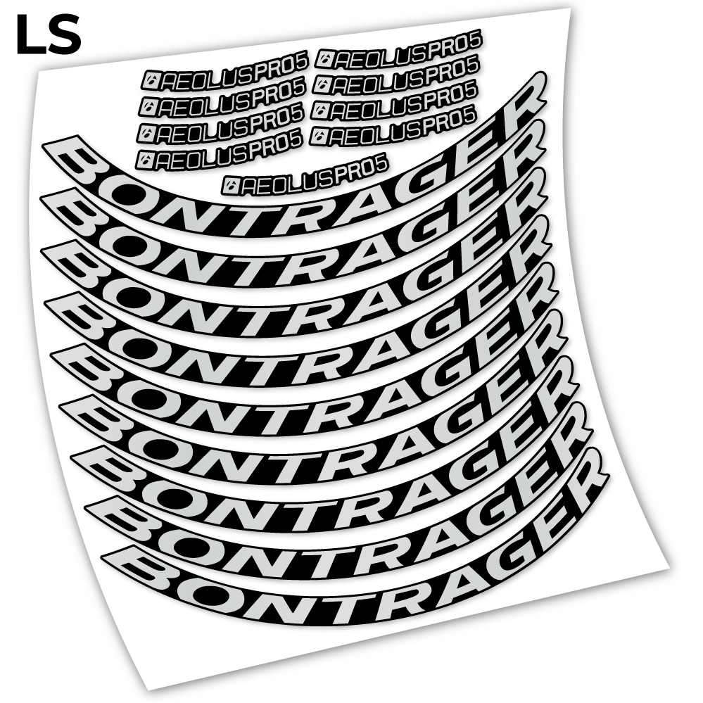 Stickers Bontrager Aeolous Pro 5 Disc compatibles Autocollants roues Route