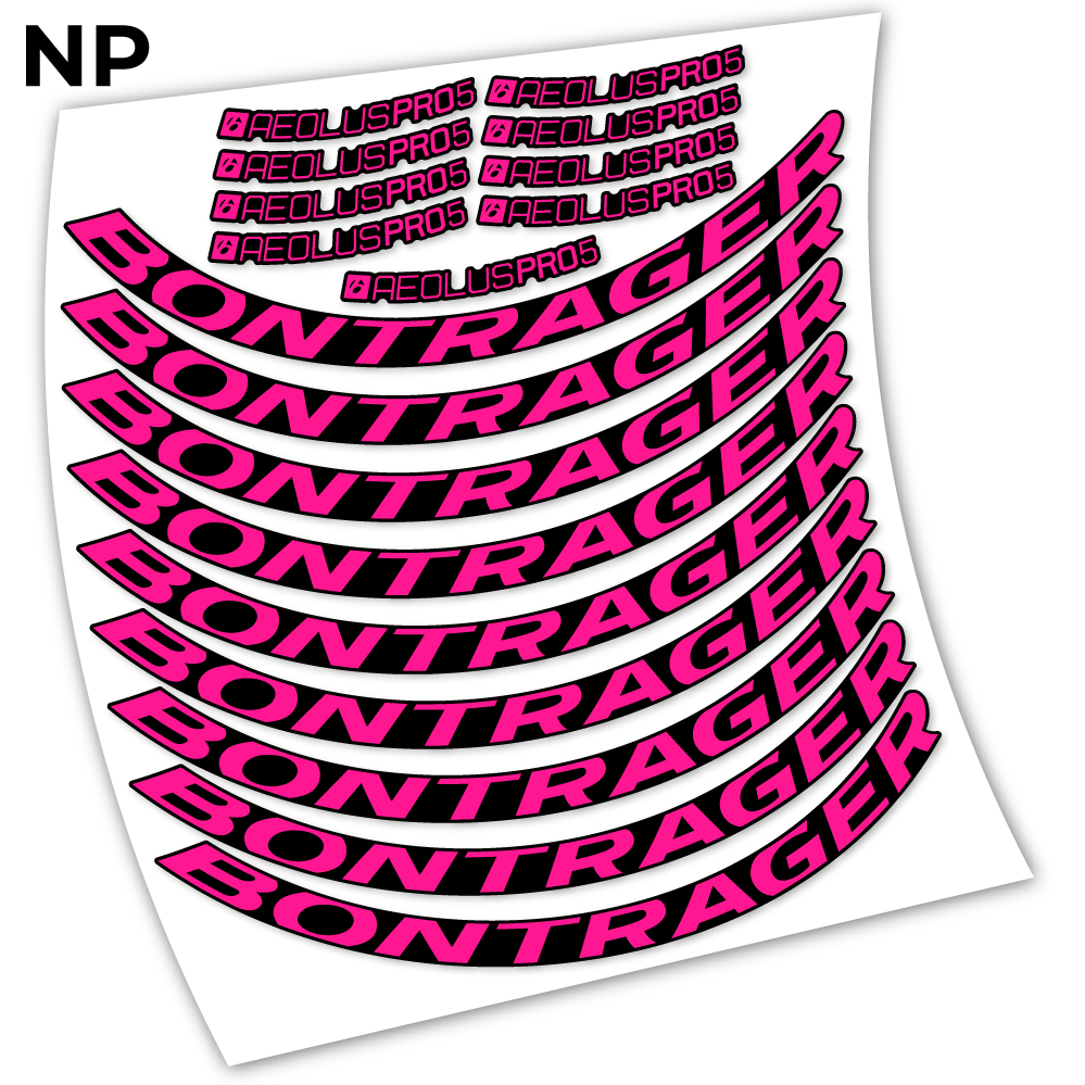 Stickers Bontrager Aeolous Pro 5 Disc compatibles Autocollants roues Route