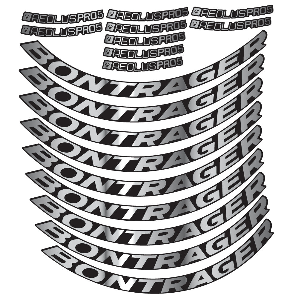 Stickers Bontrager Aeolus Pro 5 Disc compatibles Autocollants roues Route