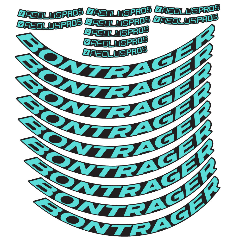 Stickers Bontrager Aeolus Pro 5 Disc compatibles Autocollants roues Route