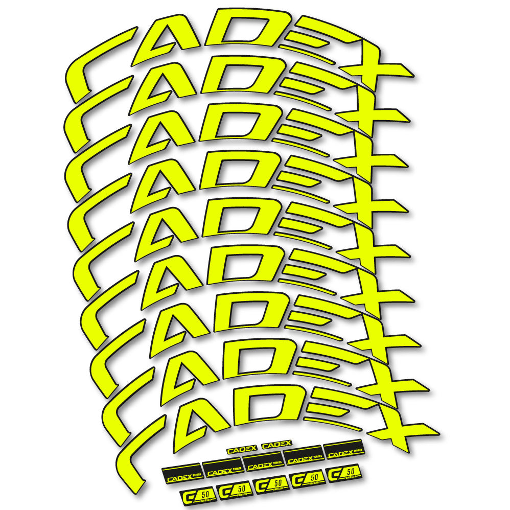 Stickers Cadex 50 Ultra Disc compatibles Autocollants roues Route