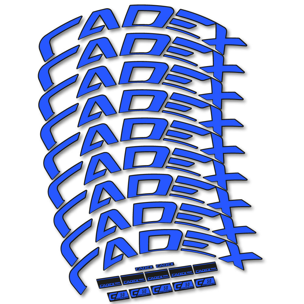 Stickers Cadex 50 Ultra Disc compatibles Autocollants roues Route