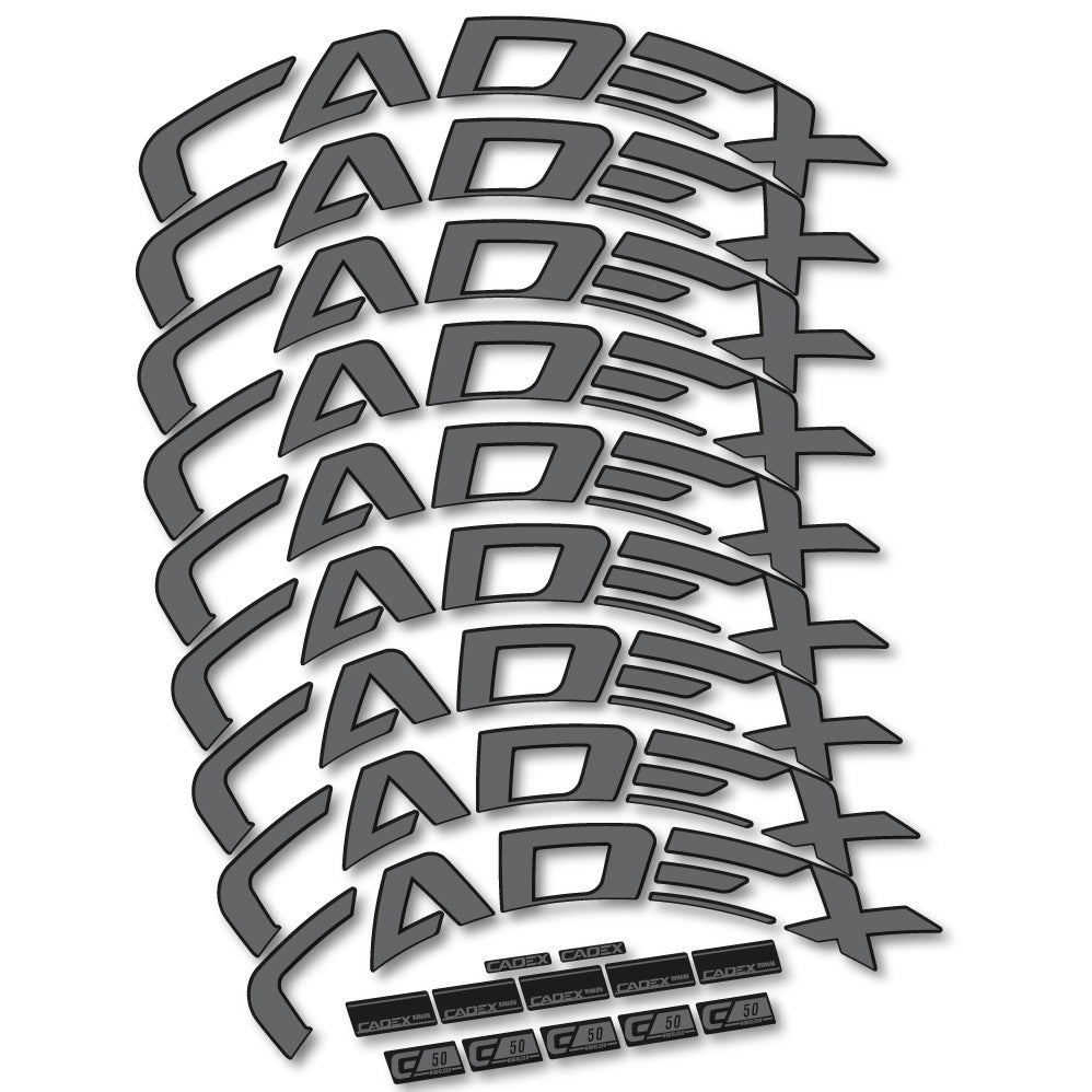Stickers Cadex 50 Ultra Disc compatibles Autocollants roues Route