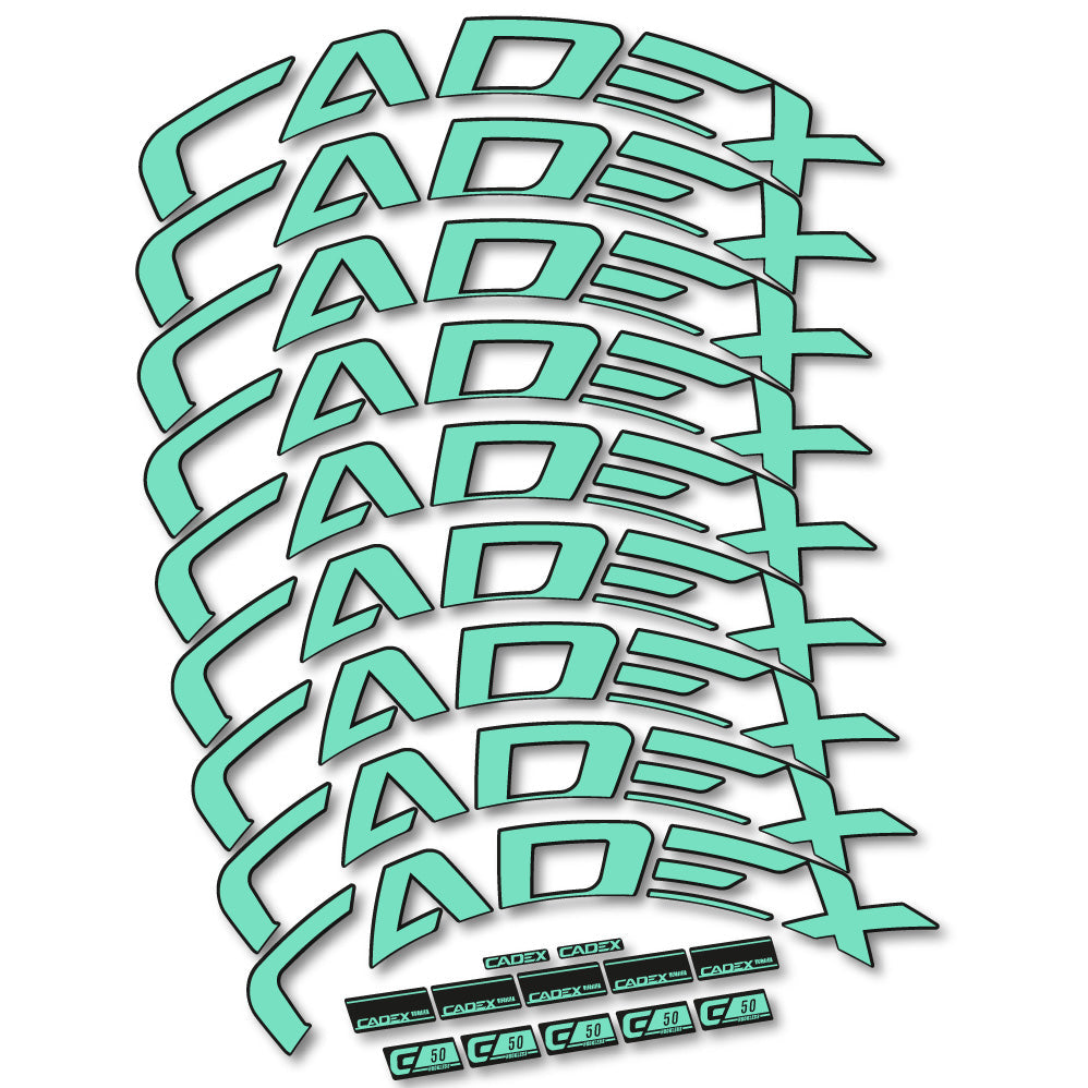 Stickers Cadex 50 Ultra Disc compatibles Autocollants roues Route