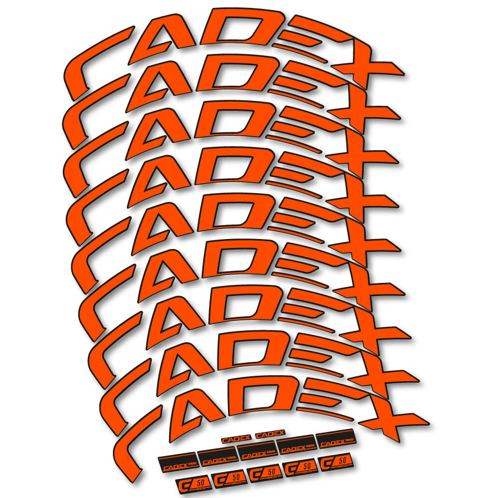 Stickers Cadex 50 Ultra Disc compatibles Autocollants roues Route