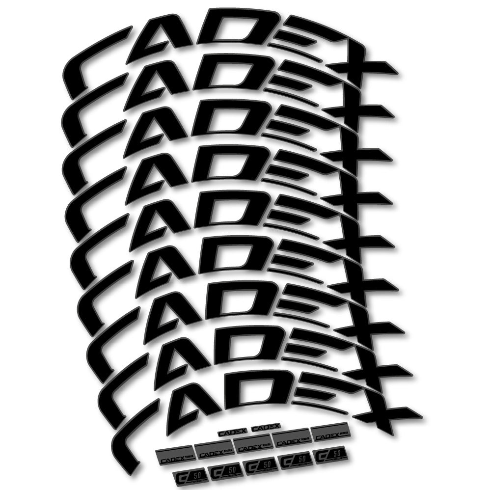 Stickers Cadex 50 Ultra Disc compatibles Autocollants roues Route