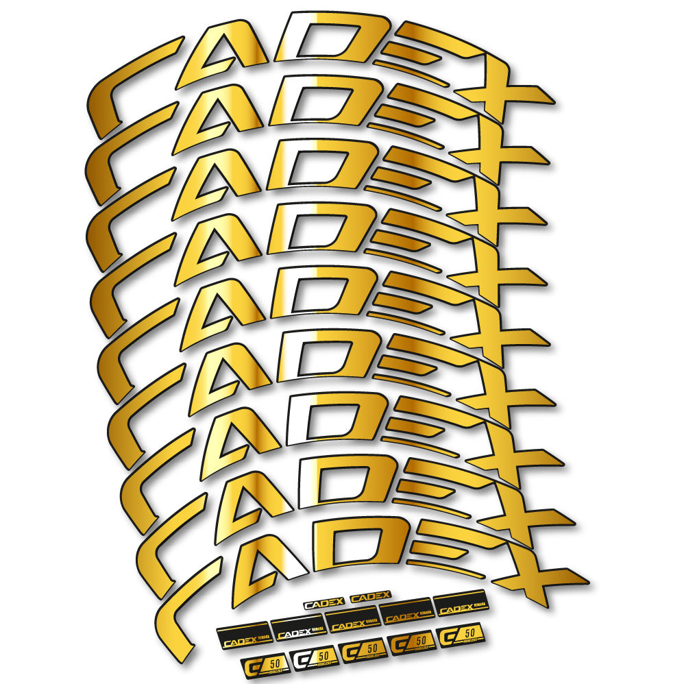 Stickers Cadex 50 Ultra Disc compatibles Autocollants roues Route