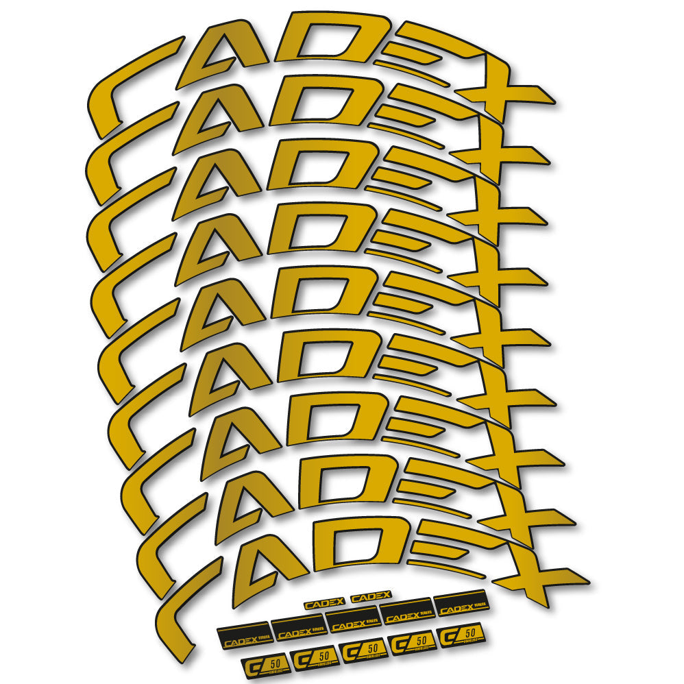 Stickers Cadex 50 Ultra Disc compatibles Autocollants roues Route