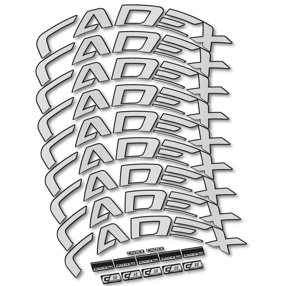 Stickers Cadex 50 Ultra Disc compatibles Autocollants roues Route