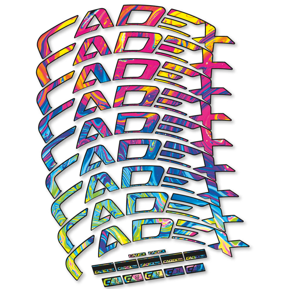Stickers Cadex 50 Ultra Disc compatibles Autocollants roues Route