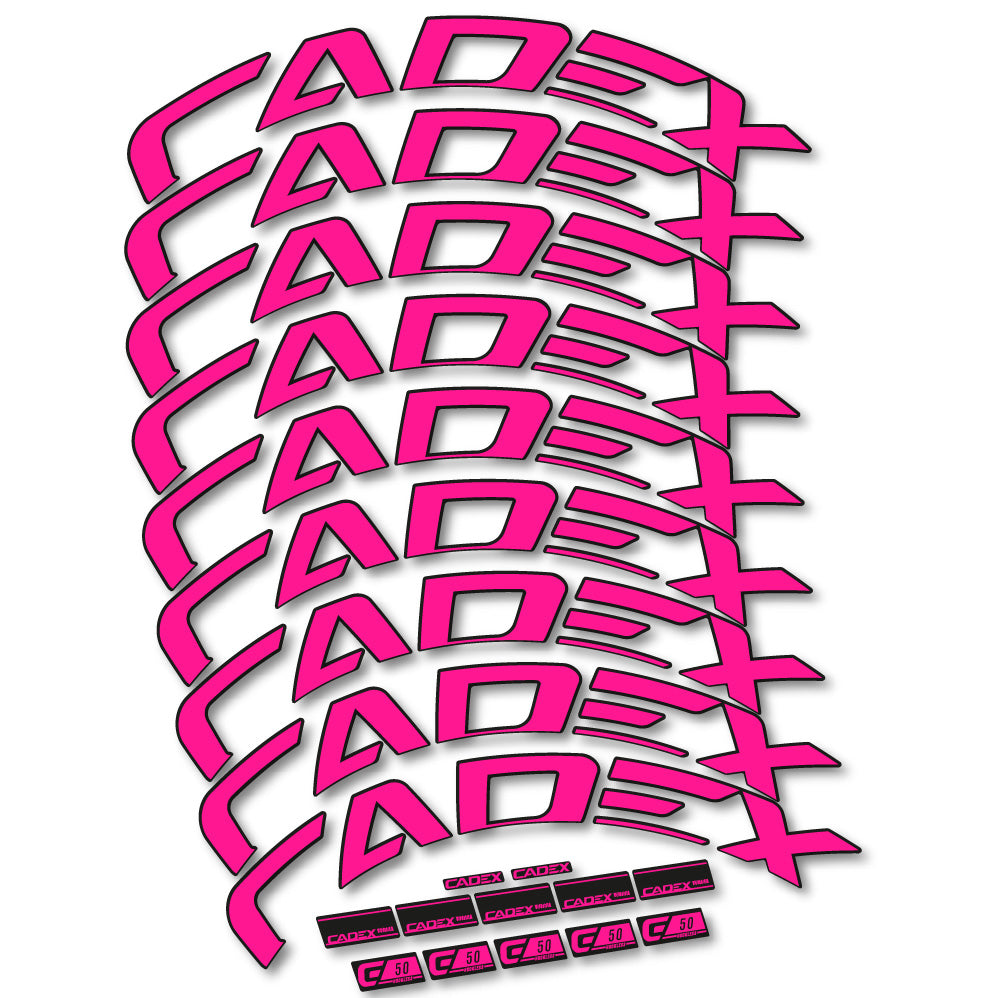 Stickers Cadex 50 Ultra Disc compatibles Autocollants roues Route