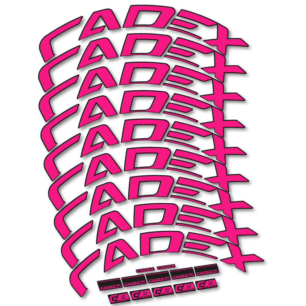 Stickers Cadex 50 Ultra Disc compatibles Autocollants roues Route