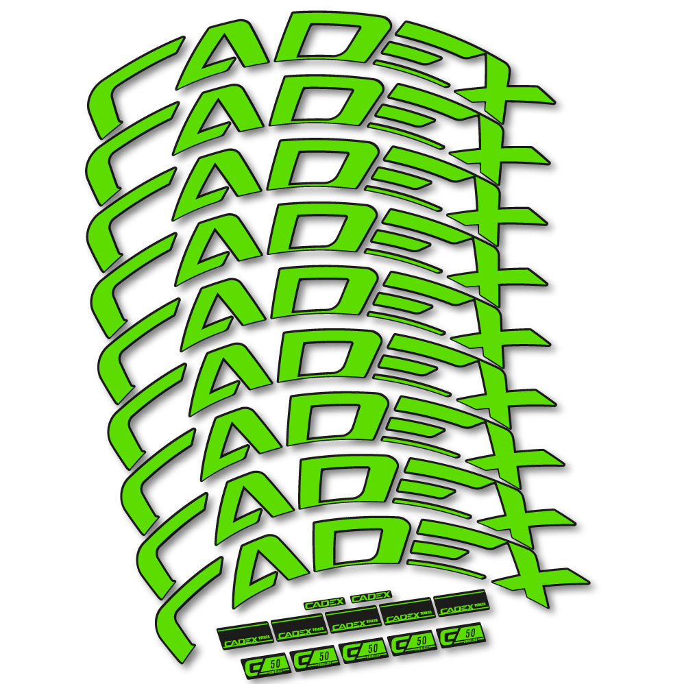 Stickers Cadex 50 Ultra Disc compatibles Autocollants roues Route