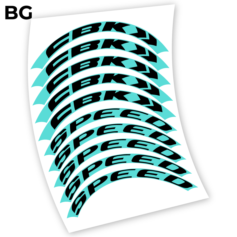 Stickers CBK Speed, perfil 50 compatibles Autocollants roues Route