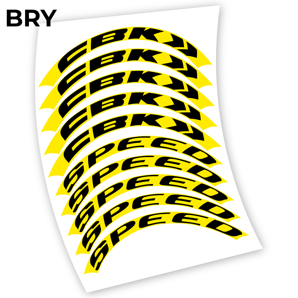Stickers CBK Speed, perfil 50 compatibles Autocollants roues Route
