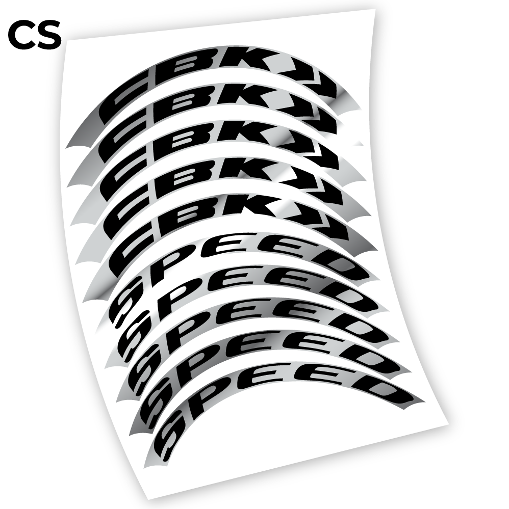 Stickers CBK Speed, perfil 50 compatibles Autocollants roues Route