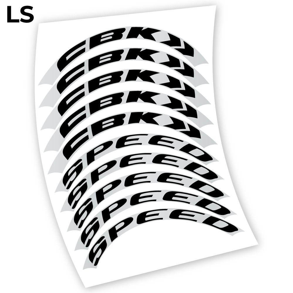 Stickers CBK Speed, perfil 50 compatibles Autocollants roues Route