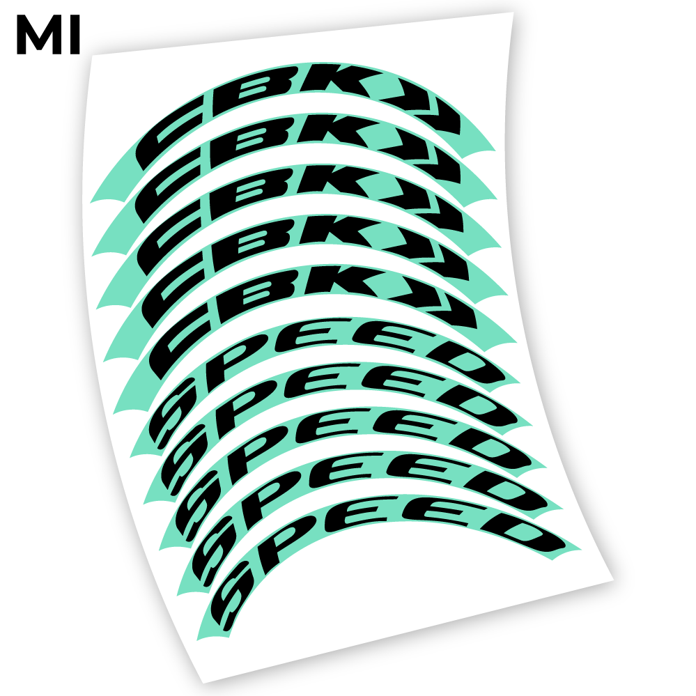 Stickers CBK Speed, perfil 50 compatibles Autocollants roues Route