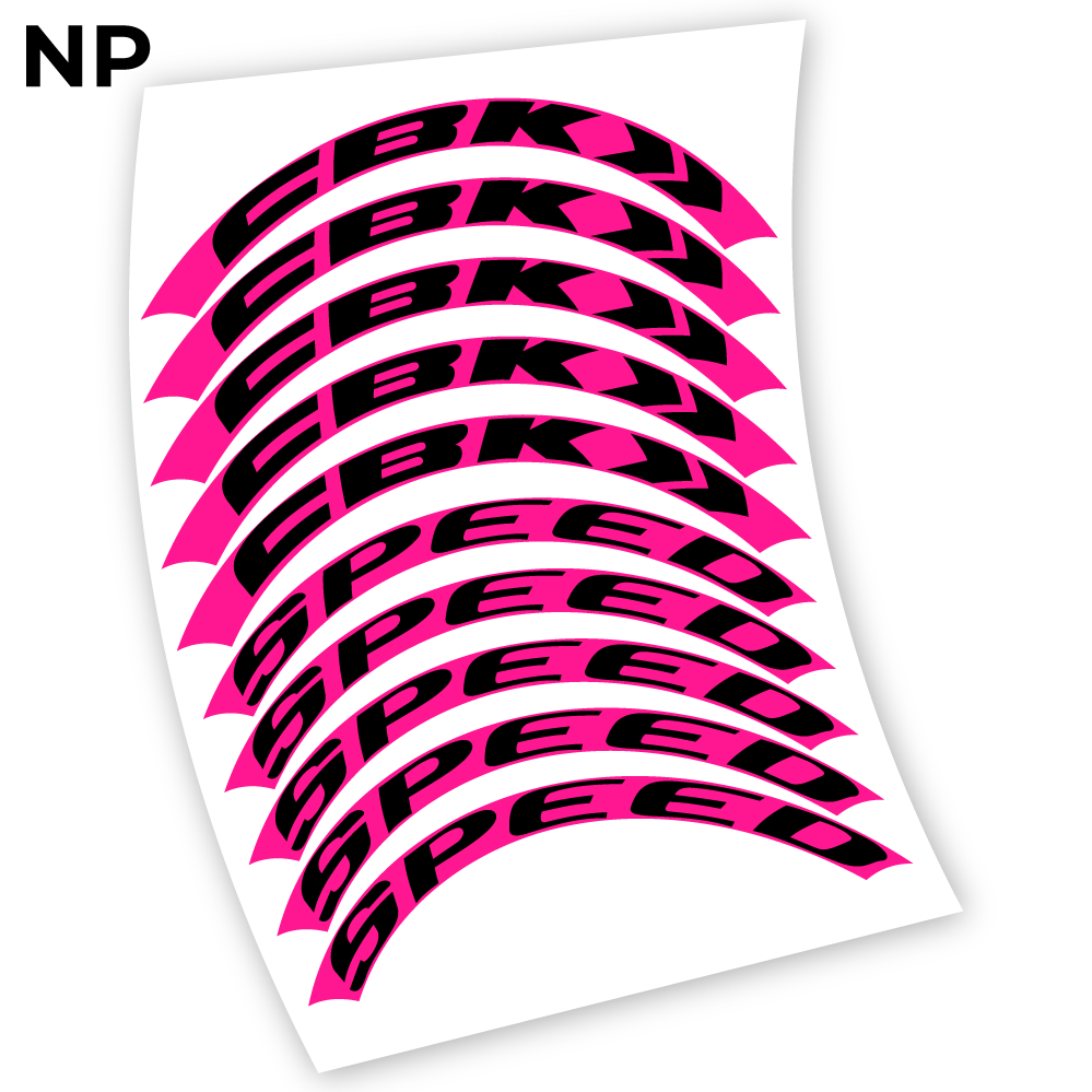 Stickers CBK Speed, perfil 50 compatibles Autocollants roues Route