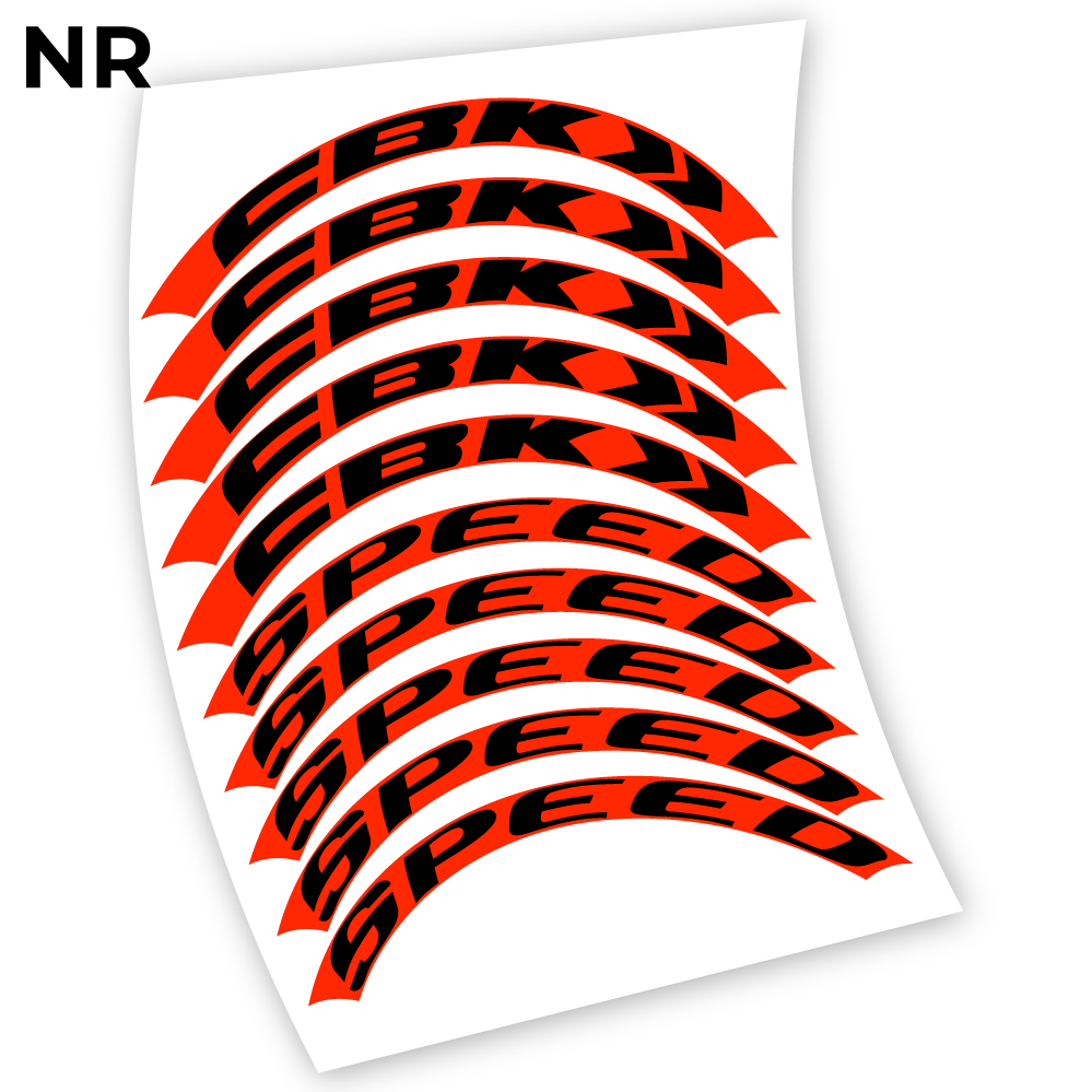 Stickers CBK Speed, perfil 50 compatibles Autocollants roues Route