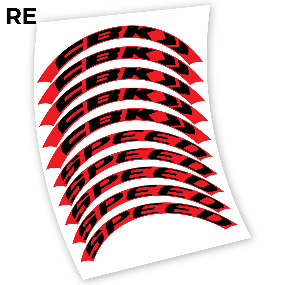 Stickers CBK Speed, perfil 50 compatibles Autocollants roues Route