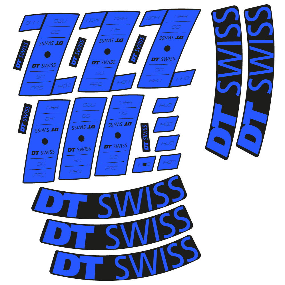 Stickers Custom Vinyl for DT Swiss ARC 1400 DB 50 50mm Route Sticker Autocollants roues Route