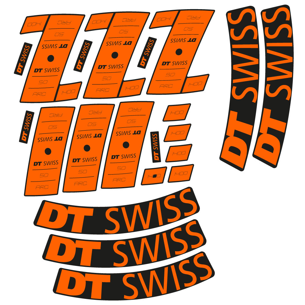 Stickers Custom Vinyl for DT Swiss ARC 1400 DB 50 50mm Route Sticker Autocollants roues Route