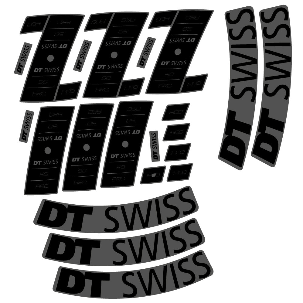 Stickers Custom Vinyl for DT Swiss ARC 1400 DB 50 50mm Route Sticker Autocollants roues Route