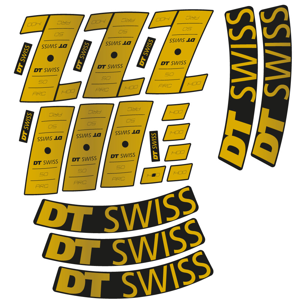 Stickers Custom Vinyl for DT Swiss ARC 1400 DB 50 50mm Route Sticker Autocollants roues Route