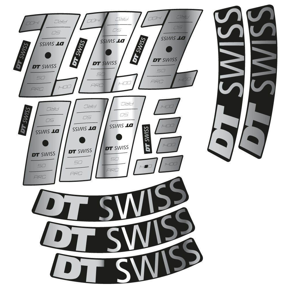Stickers Custom Vinyl for DT Swiss ARC 1400 DB 50 50mm Route Sticker Autocollants roues Route