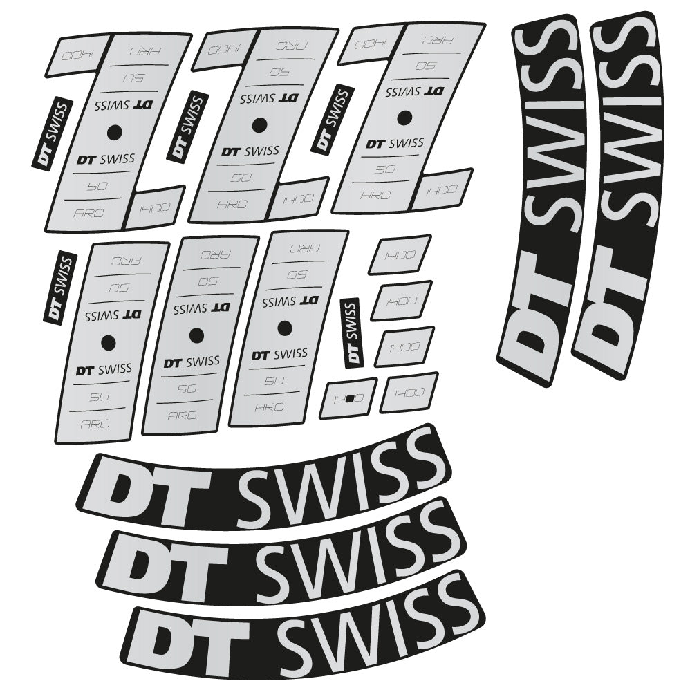 Stickers Custom Vinyl for DT Swiss ARC 1400 DB 50 50mm Route Sticker Autocollants roues Route