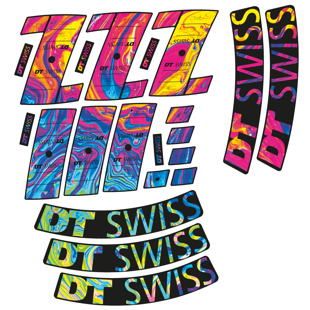 Stickers Custom Vinyl for DT Swiss ARC 1400 DB 50 50mm Route Sticker Autocollants roues Route