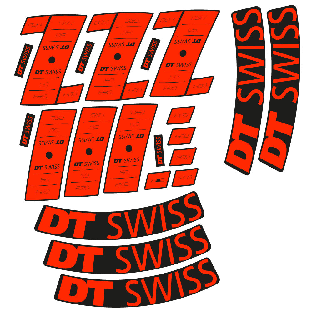 Stickers Custom Vinyl for DT Swiss ARC 1400 DB 50 50mm Route Sticker Autocollants roues Route