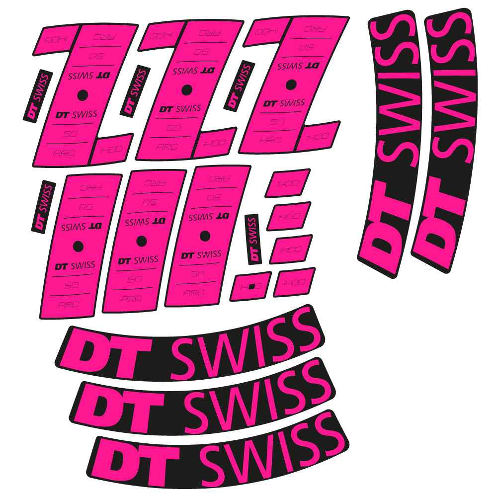 Stickers Custom Vinyl for DT Swiss ARC 1400 DB 50 50mm Route Sticker Autocollants roues Route