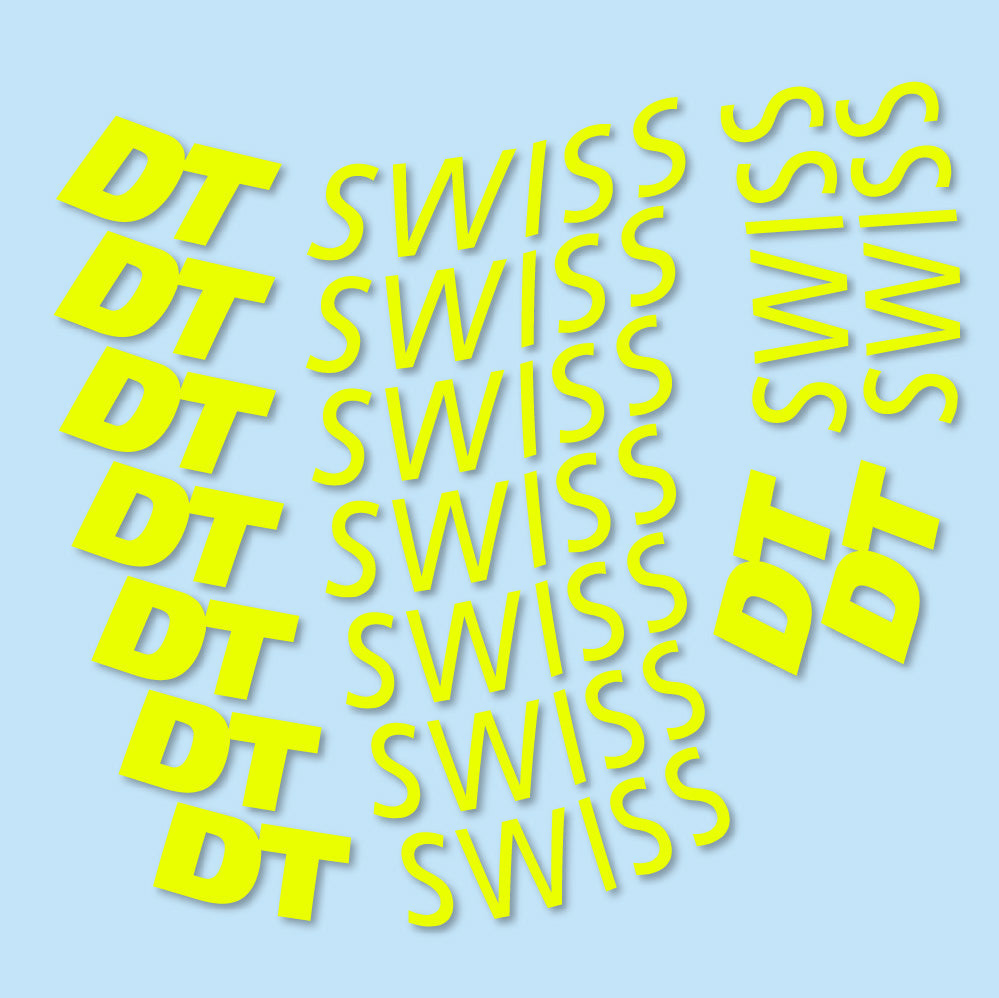 Stickers DT Swiss compatibles Autocollants roues Route