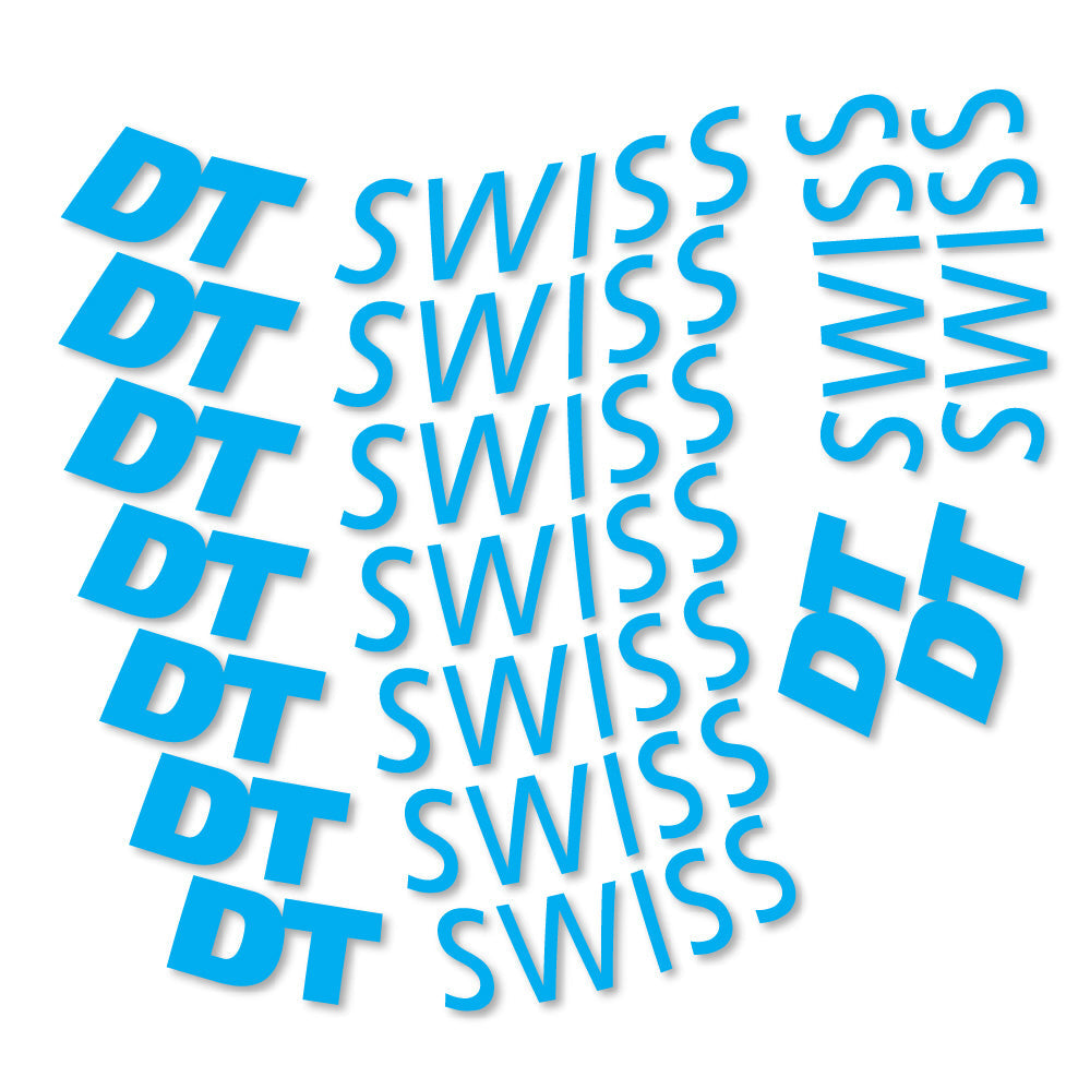 Stickers DT Swiss compatibles - Autocollants roue vélo route