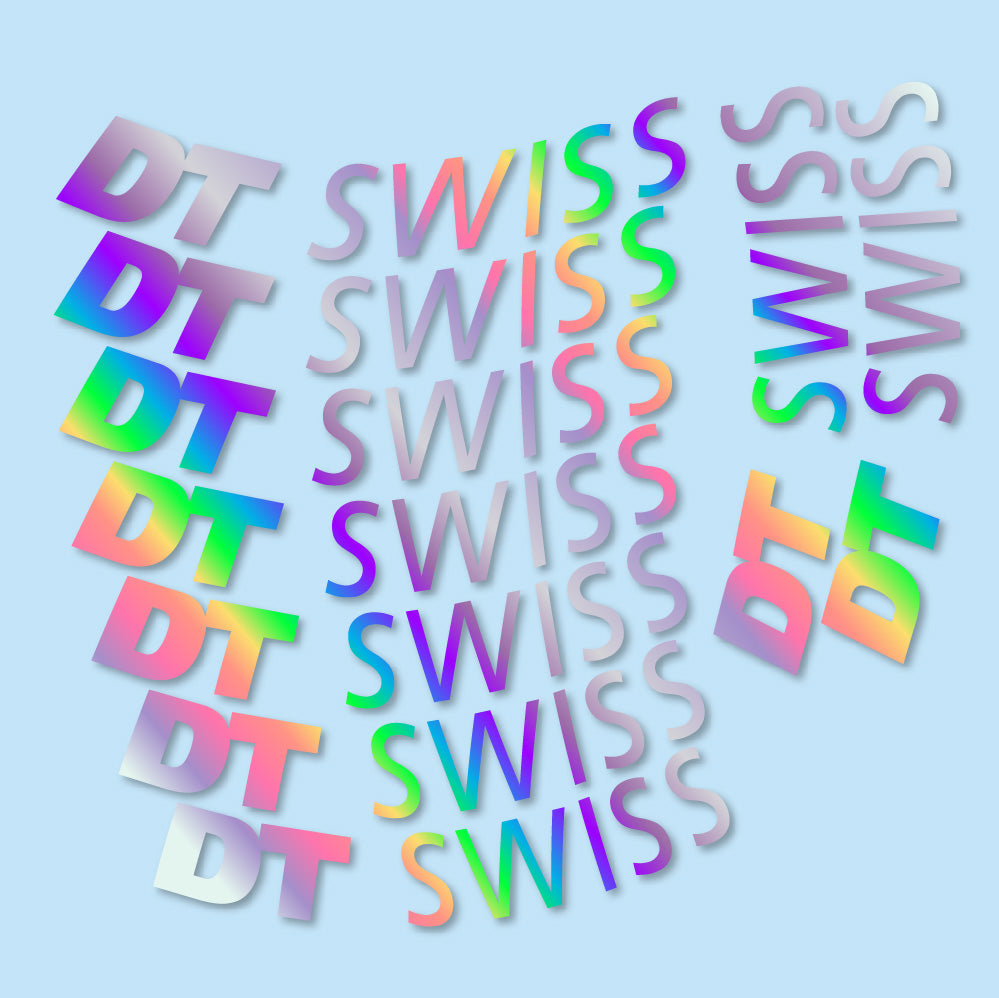 Stickers DT Swiss compatibles Autocollants roues Route