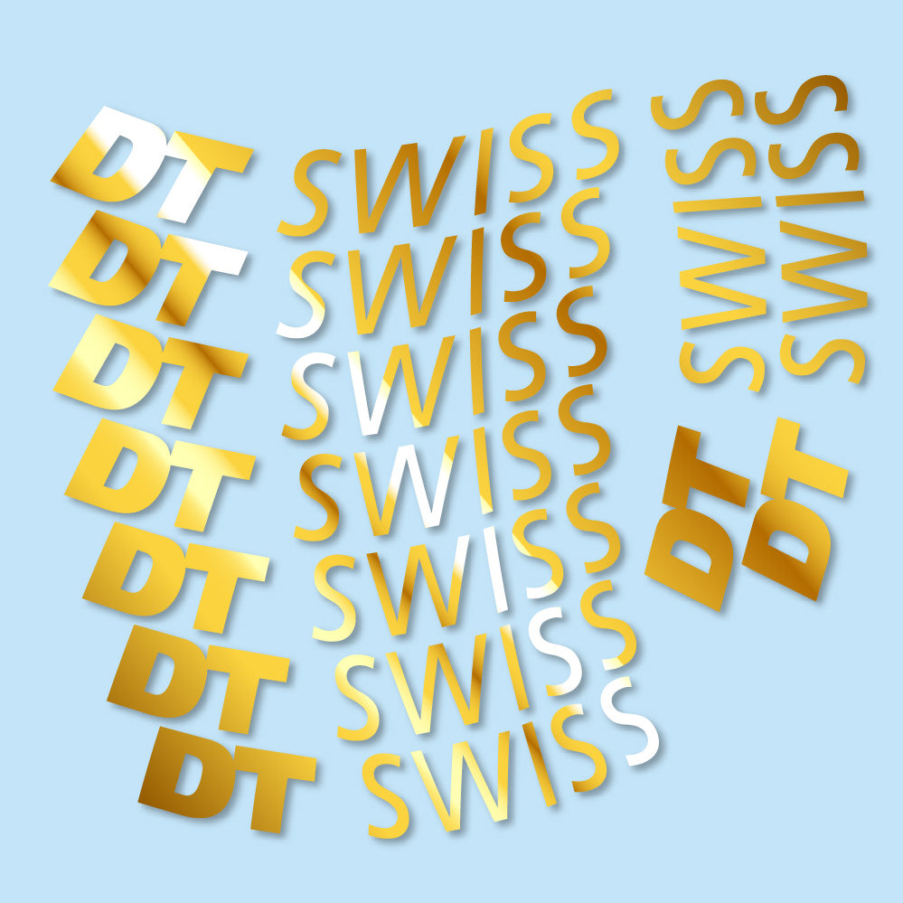 Stickers DT Swiss compatibles Autocollants roues Route