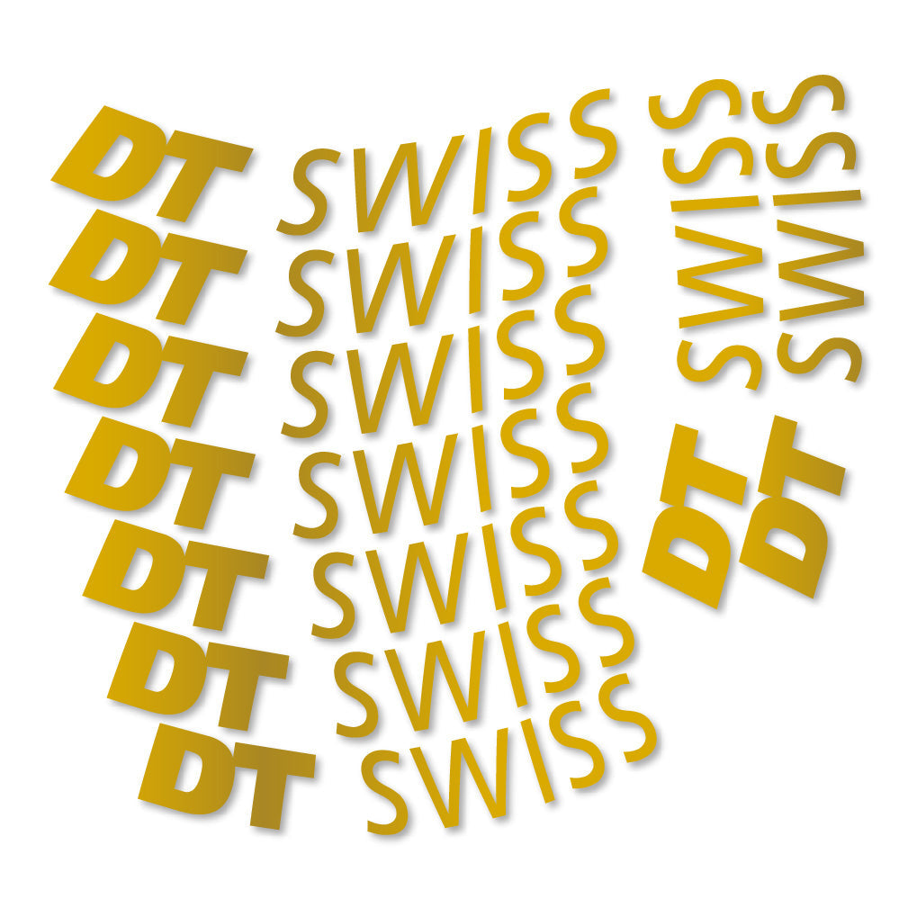 Stickers DT Swiss compatibles - Autocollants roue vélo route