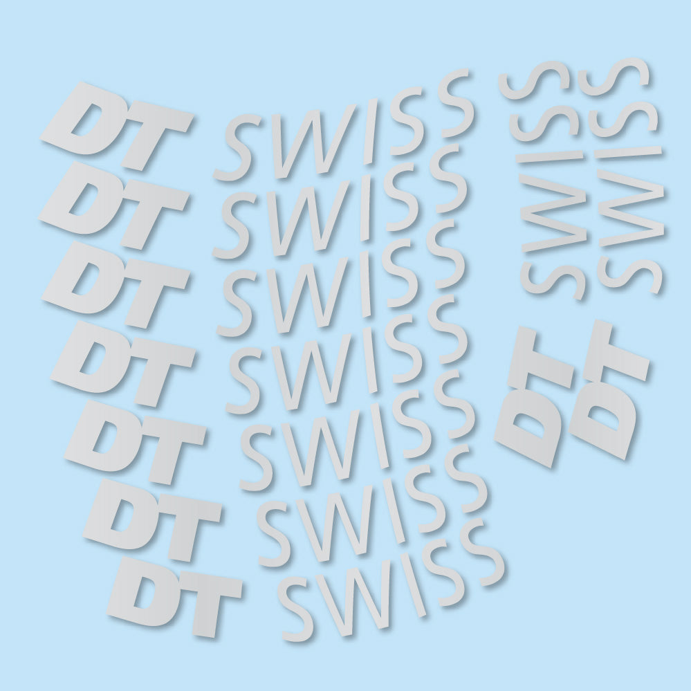 Stickers DT Swiss compatibles - Autocollants roue vélo route