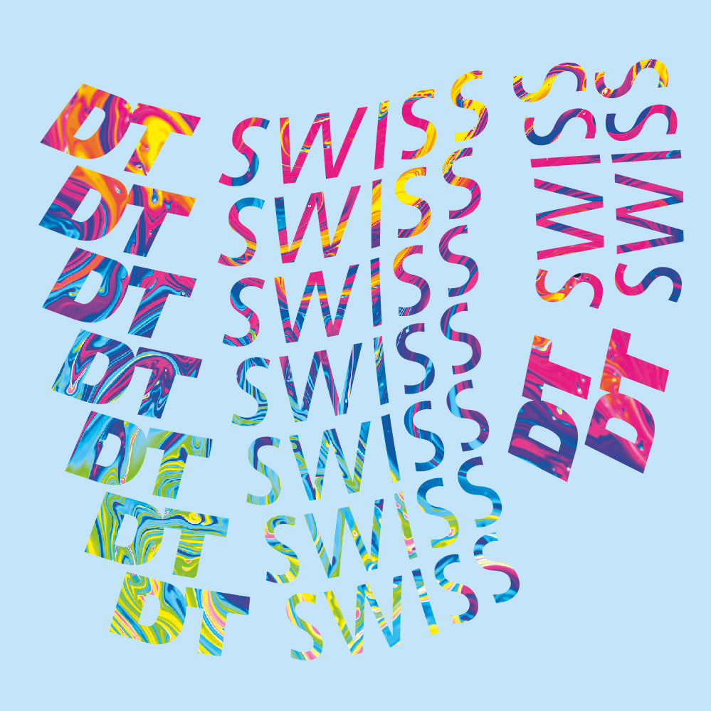 Stickers DT Swiss compatibles - Autocollants roue vélo route