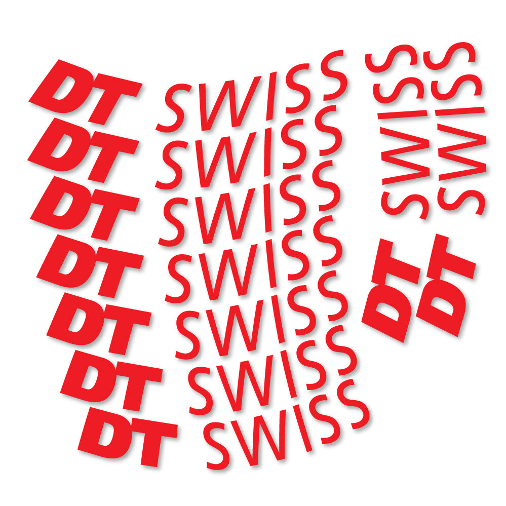 Stickers DT Swiss compatibles - Autocollants roue vélo route