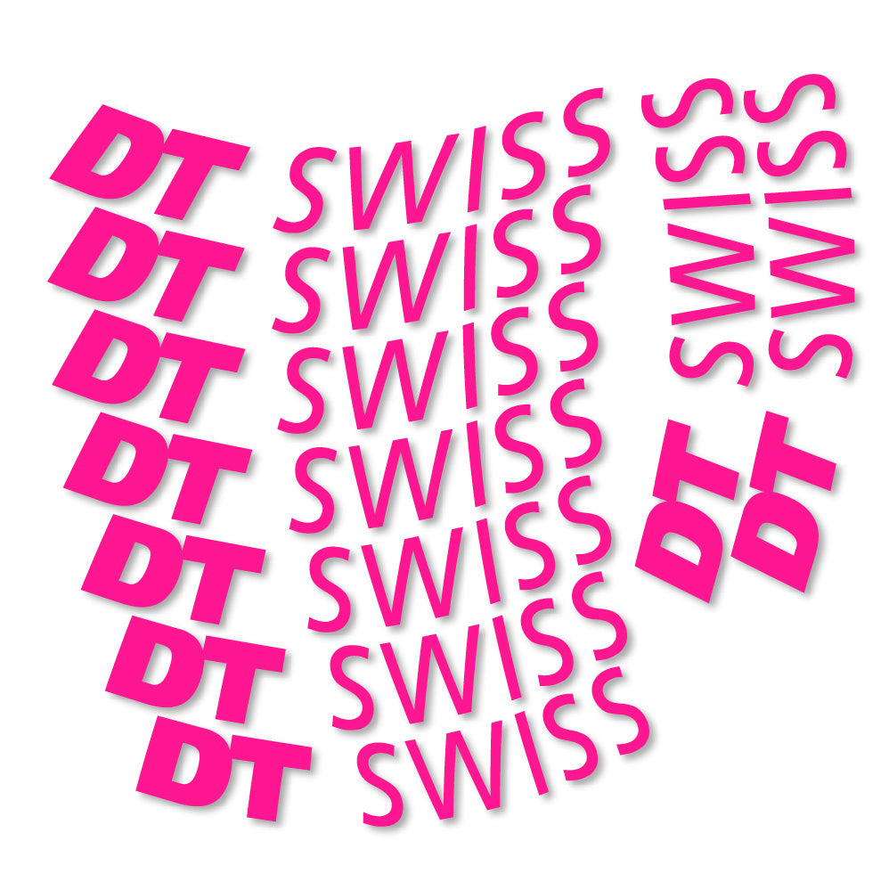 Stickers DT Swiss compatibles Autocollants roues Route