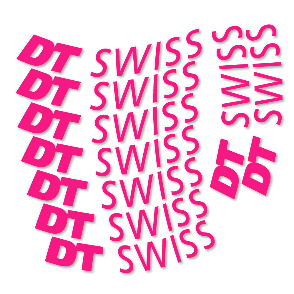 Stickers DT Swiss compatibles Autocollants roues Route