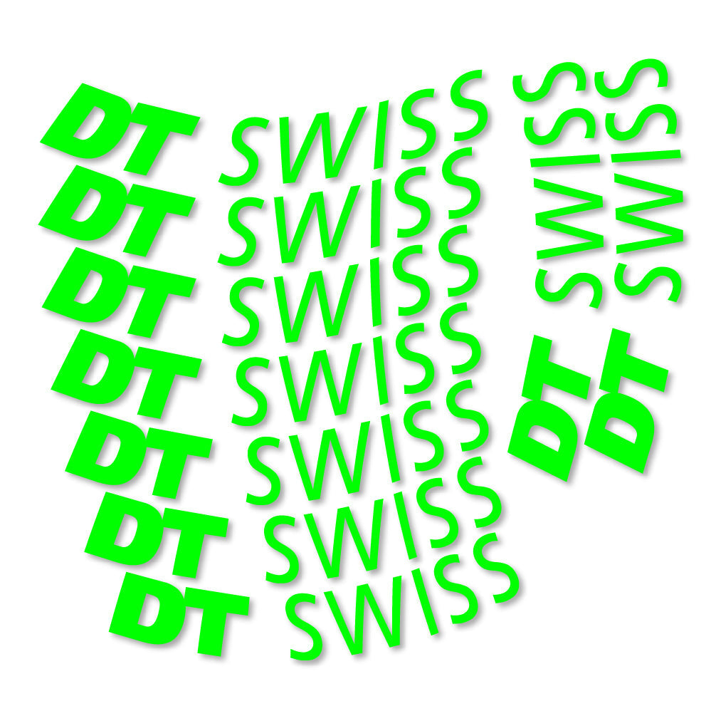 Stickers DT Swiss compatibles Autocollants roues Route