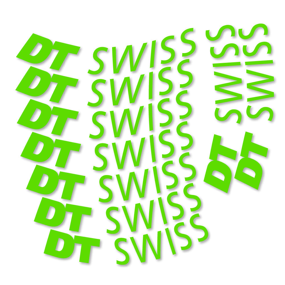 Stickers DT Swiss compatibles - Autocollants roue vélo route