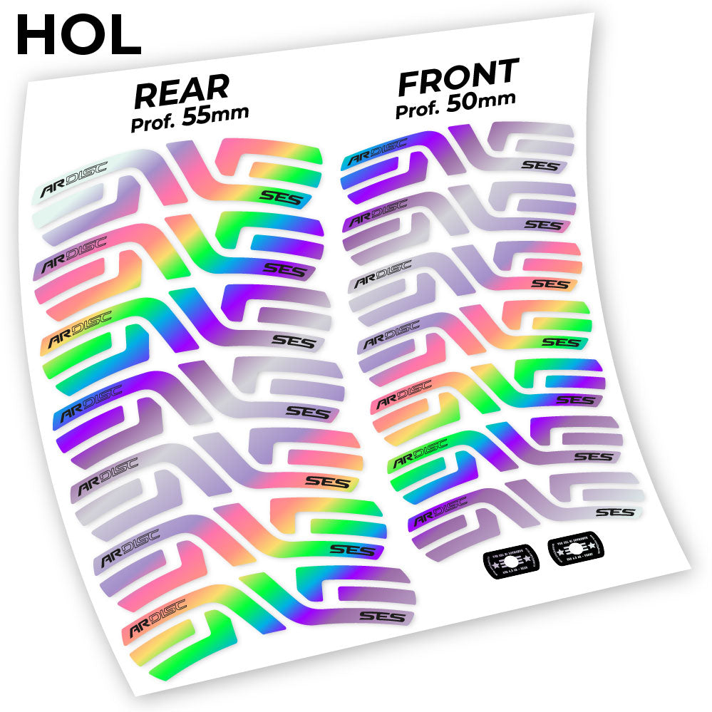 Stickers Enve AR SES 4.5 Disc compatibles Autocollants roues Route